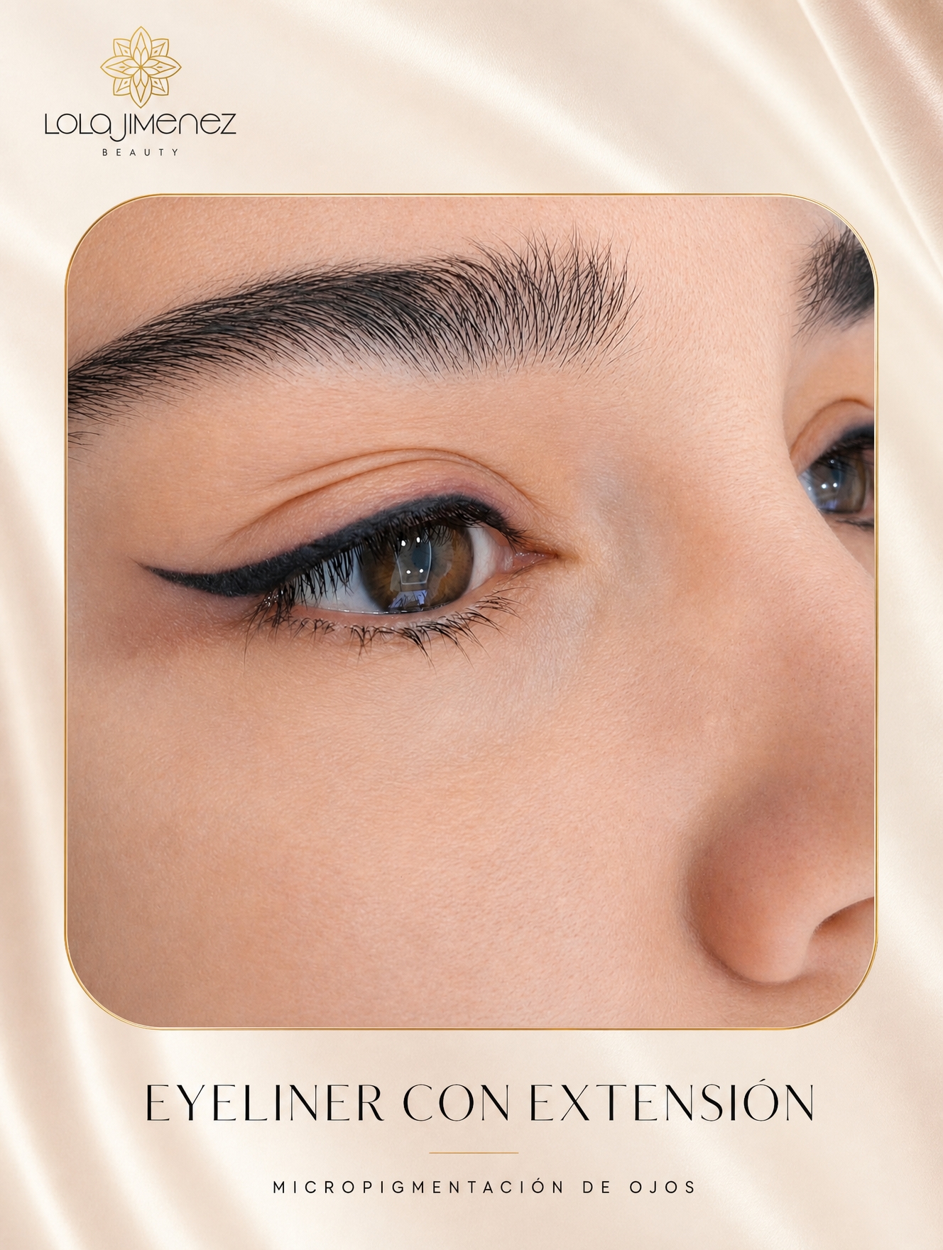 Eyeliner con Extensión — resultado real